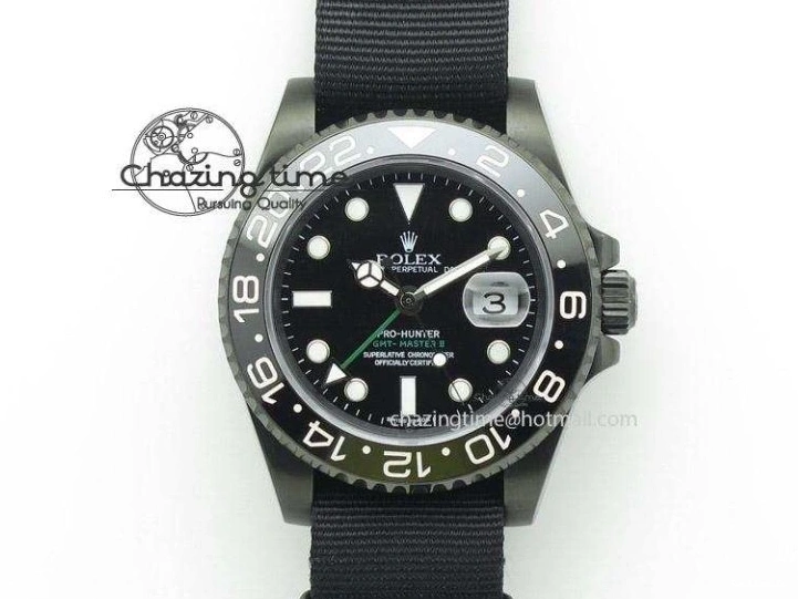 1223 Comfortable GMT Master II 126715 CHNR Black Brown Ceramic 316L Steel GMF 1:1 Best Edition Black Dial on RG Bracelet A 2961